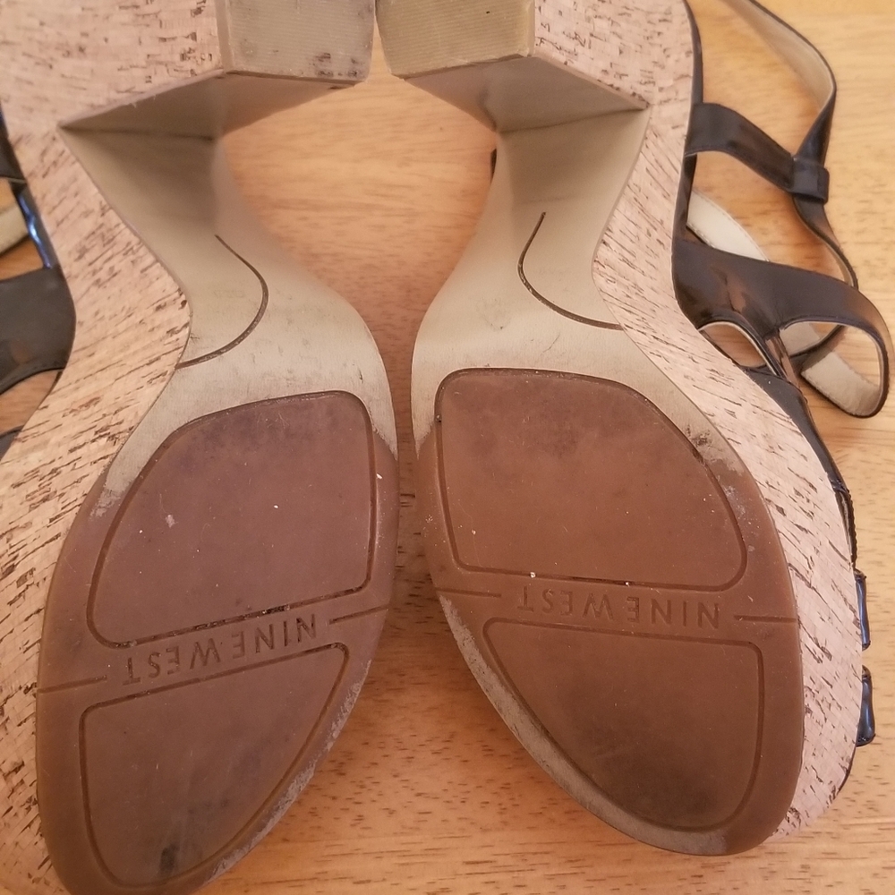 Woman's Nine West Sandals Black Size 9 - Picture 8 of 8